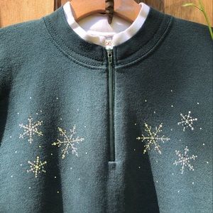 Vintage Morning Sun Sweater snow